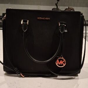 Michael Kors Black Satchel Handbag